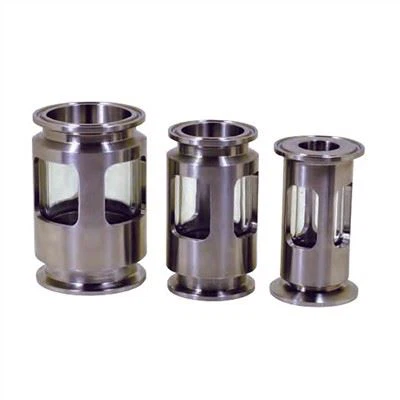 Paslanmaz Çelik Hijyenik Tri Kelepçe Sıvı Görüş Camı